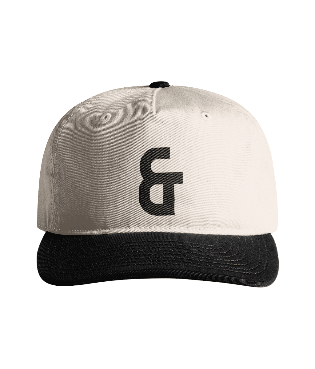 Ampersand Logo Cap - Natural / Black - Garage & Gallery