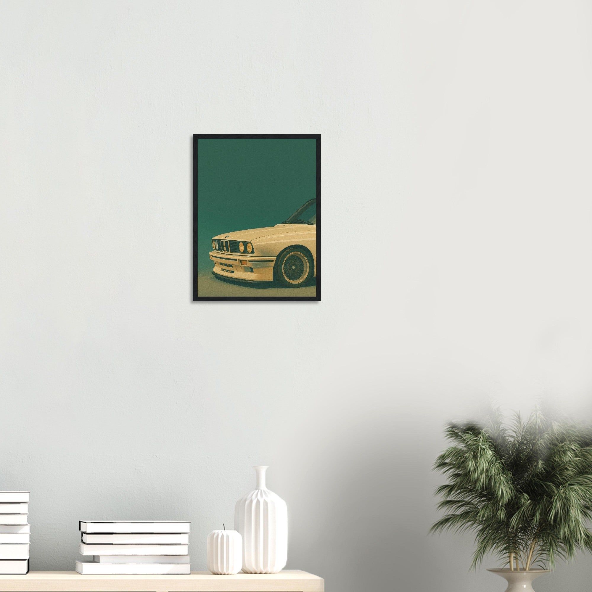 BMW E30 Art Print - Retro Icons Wall Art - Garage & Gallery