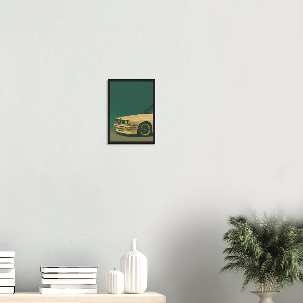 BMW E30 Art Print - Retro Icons Wall Art - Garage & Gallery