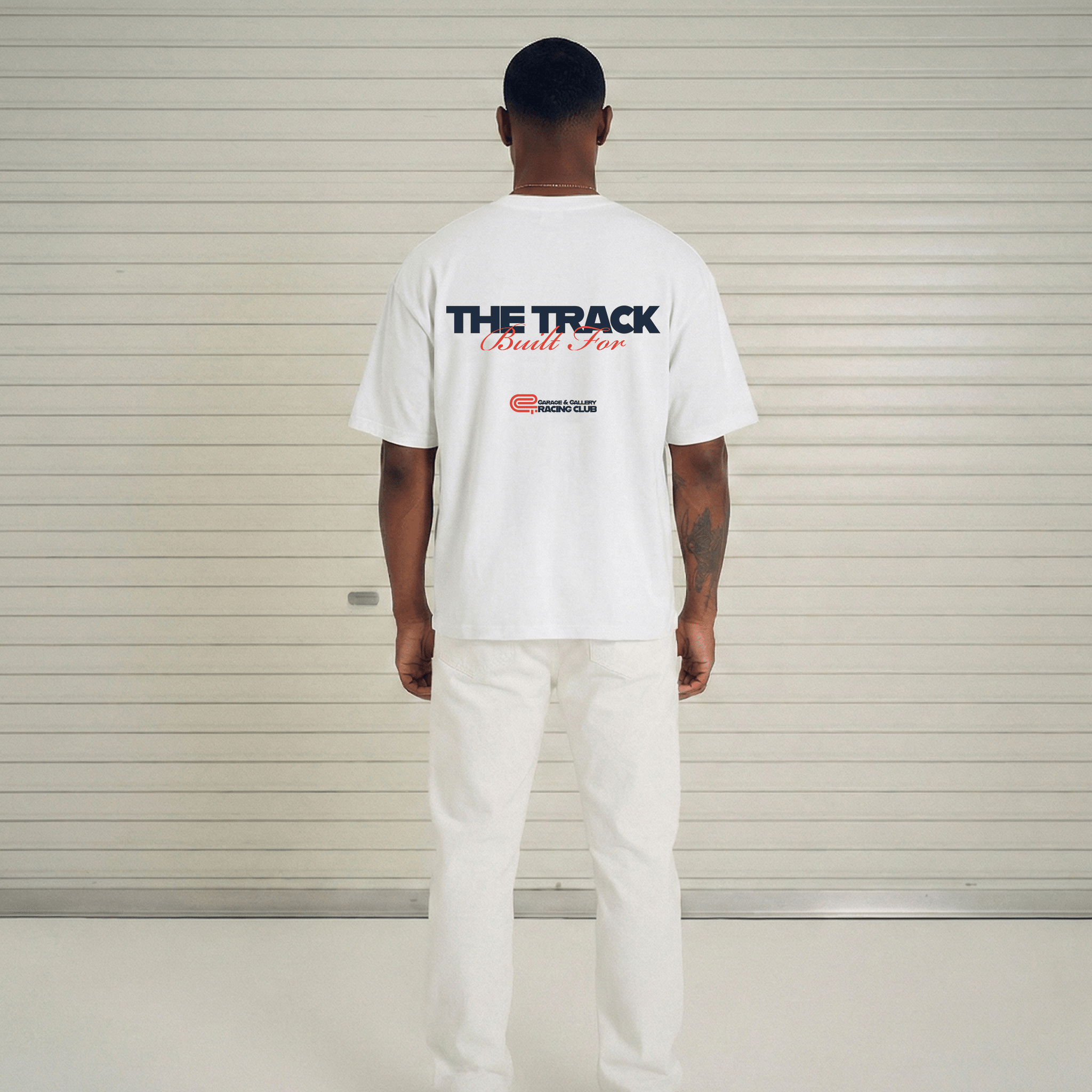 Built For The Track Tee - White - Garage & Gallery