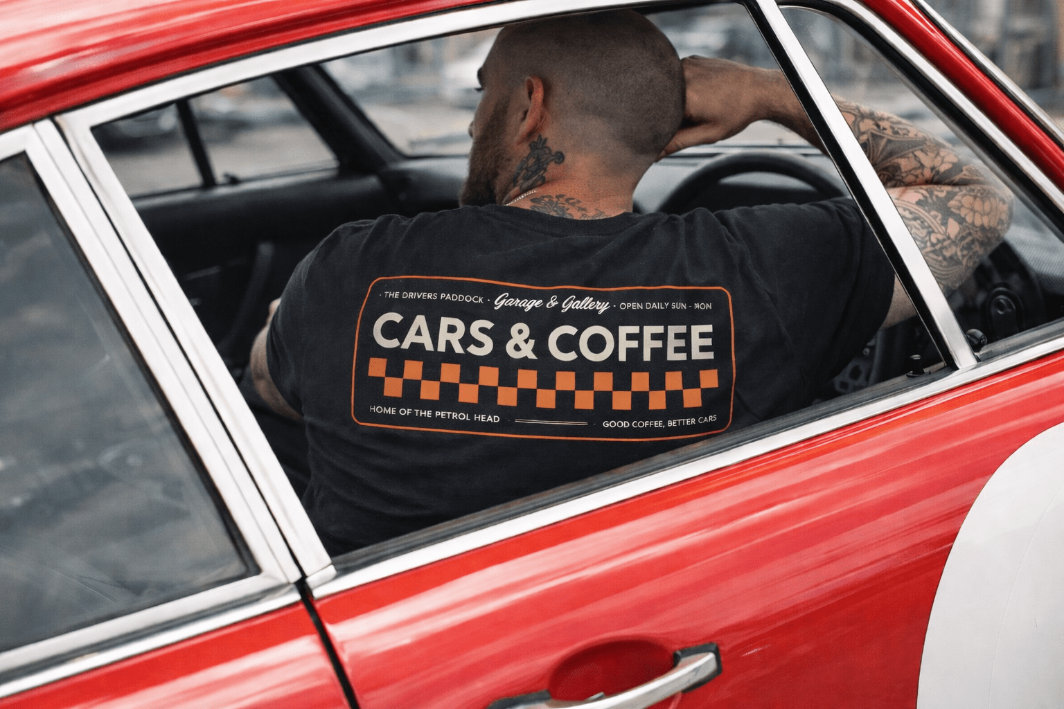 "Cars & Coffee" Tee - Garage & Gallery