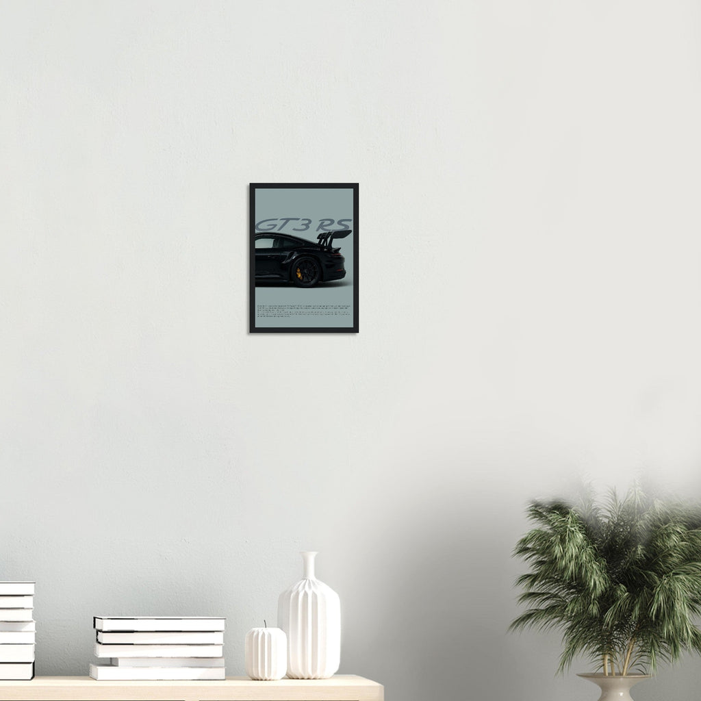 Porsche 911 GT3 RS Wall Art - Portrait Supercar Print - Garage & Gallery