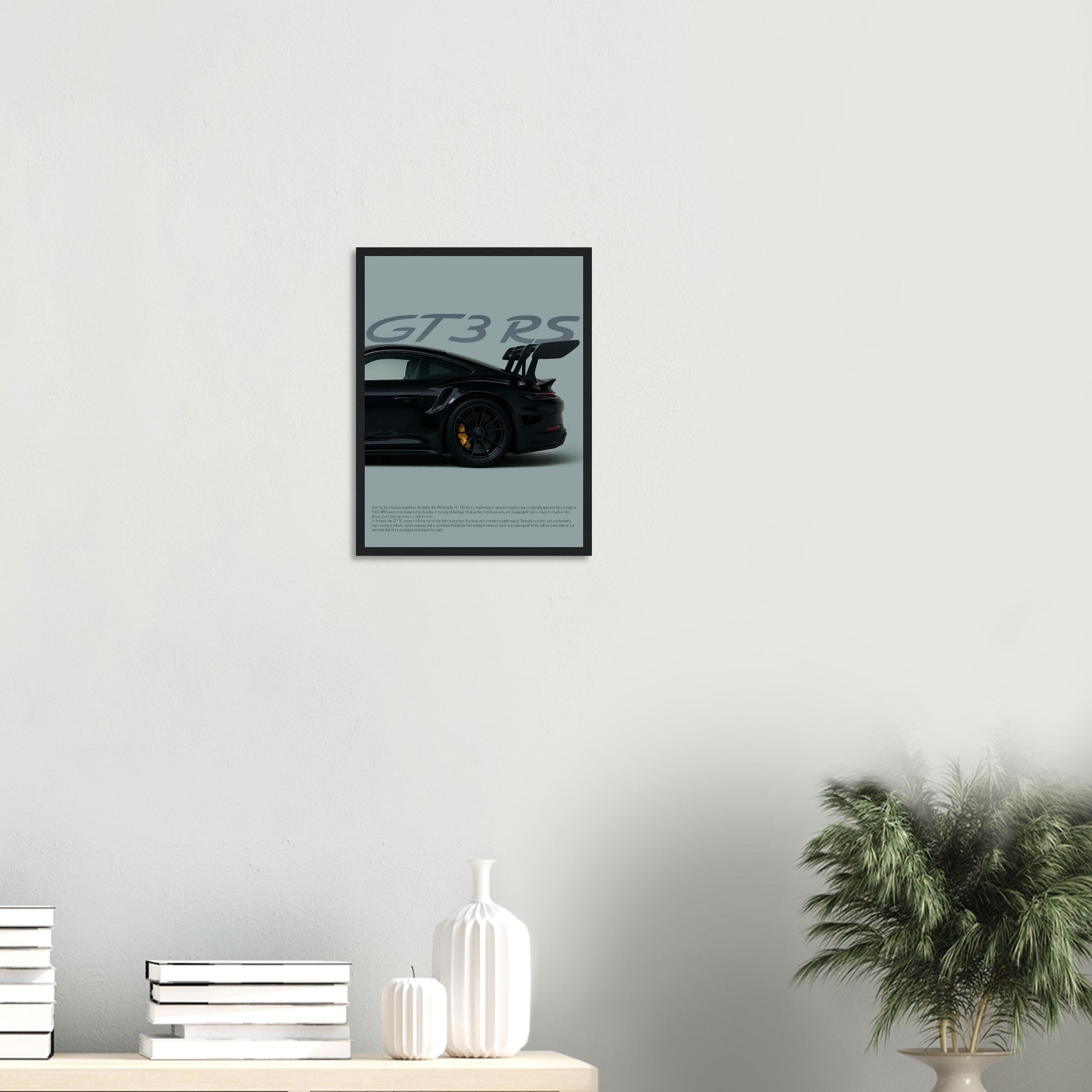Porsche 911 GT3 RS Wall Art - Portrait Supercar Print - Garage & Gallery