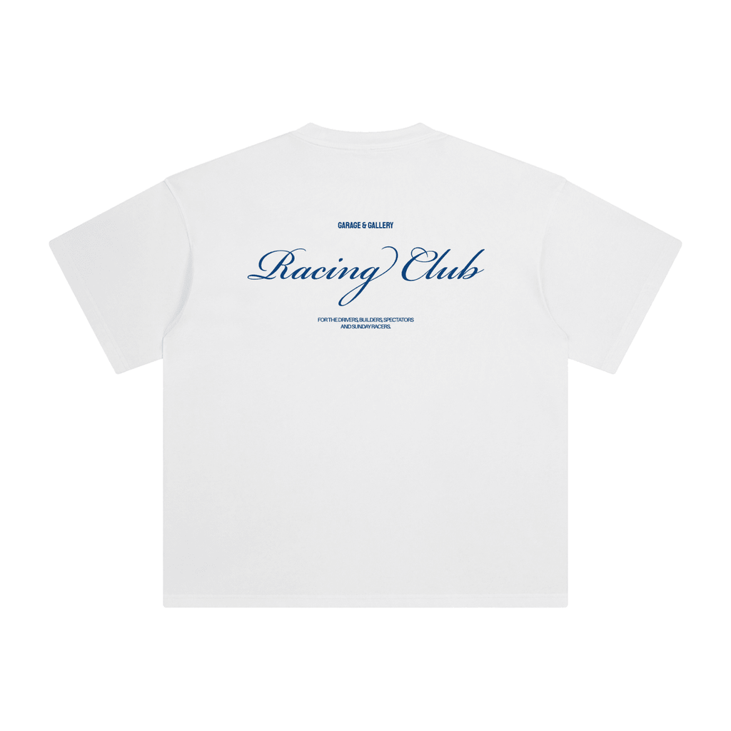 Racing Club Tee - White - Garage & Gallery