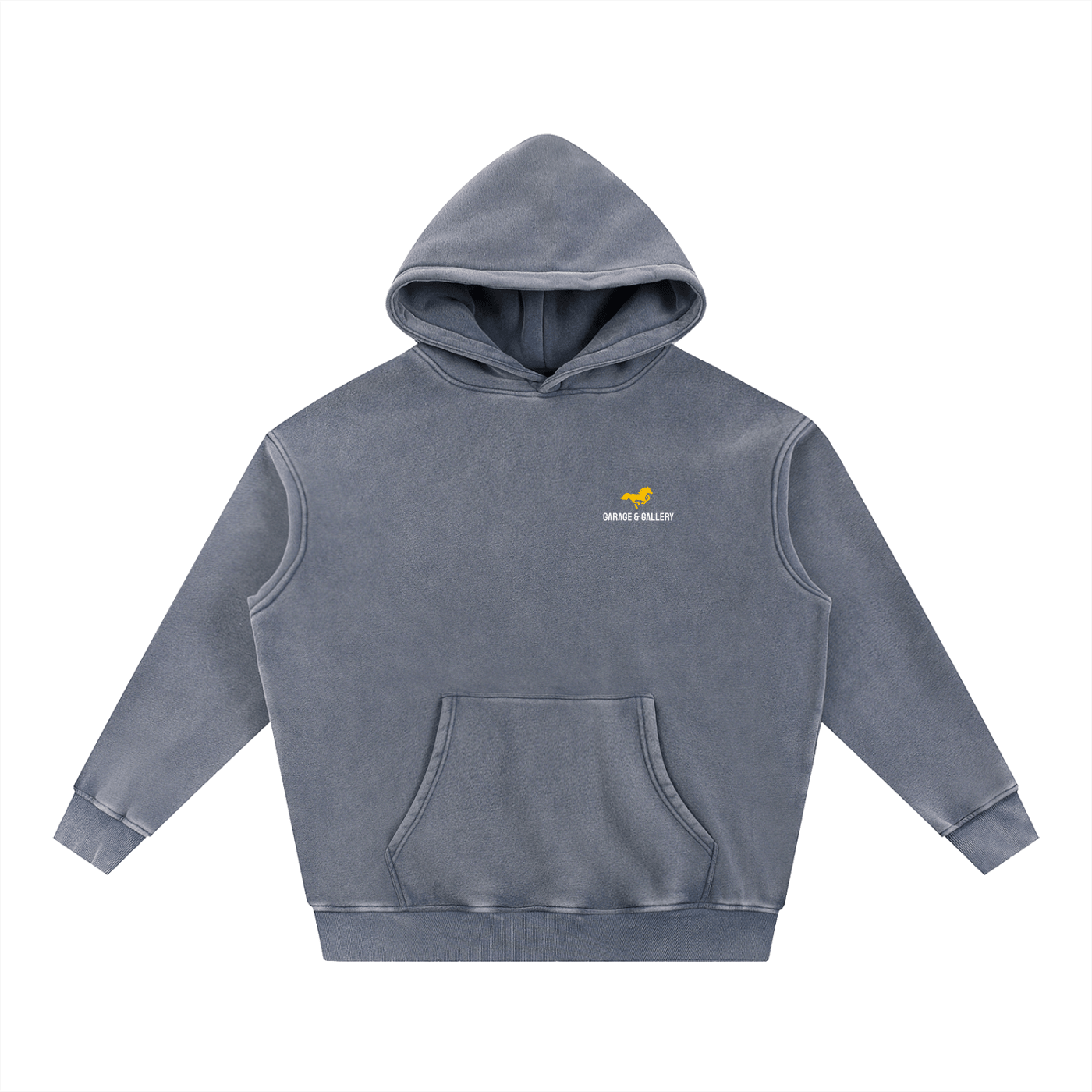 Racing Club Vintage Hoodie - Grey Blue - Garage & Gallery