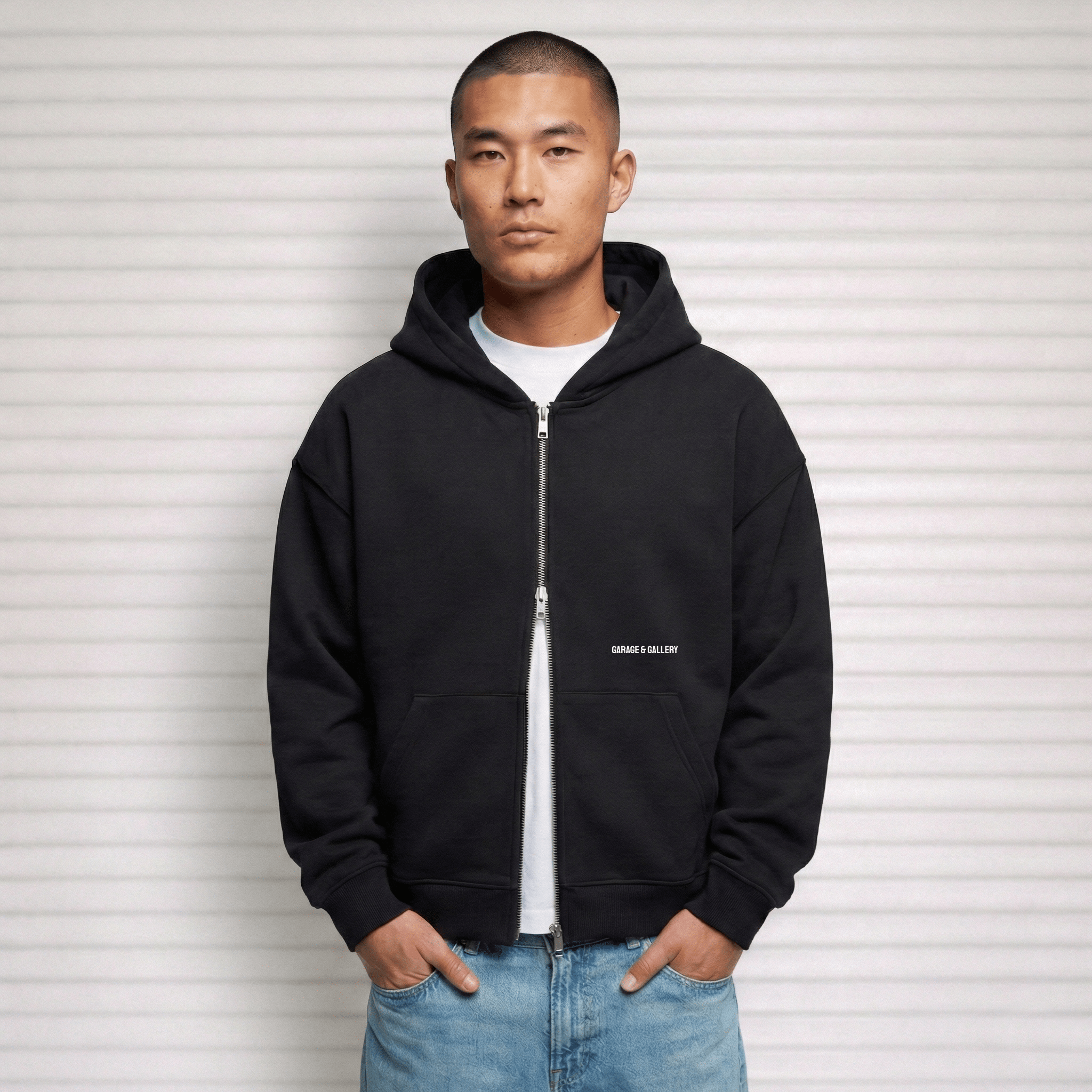 Racing Patches Hoodie - Black - Garage & Gallery