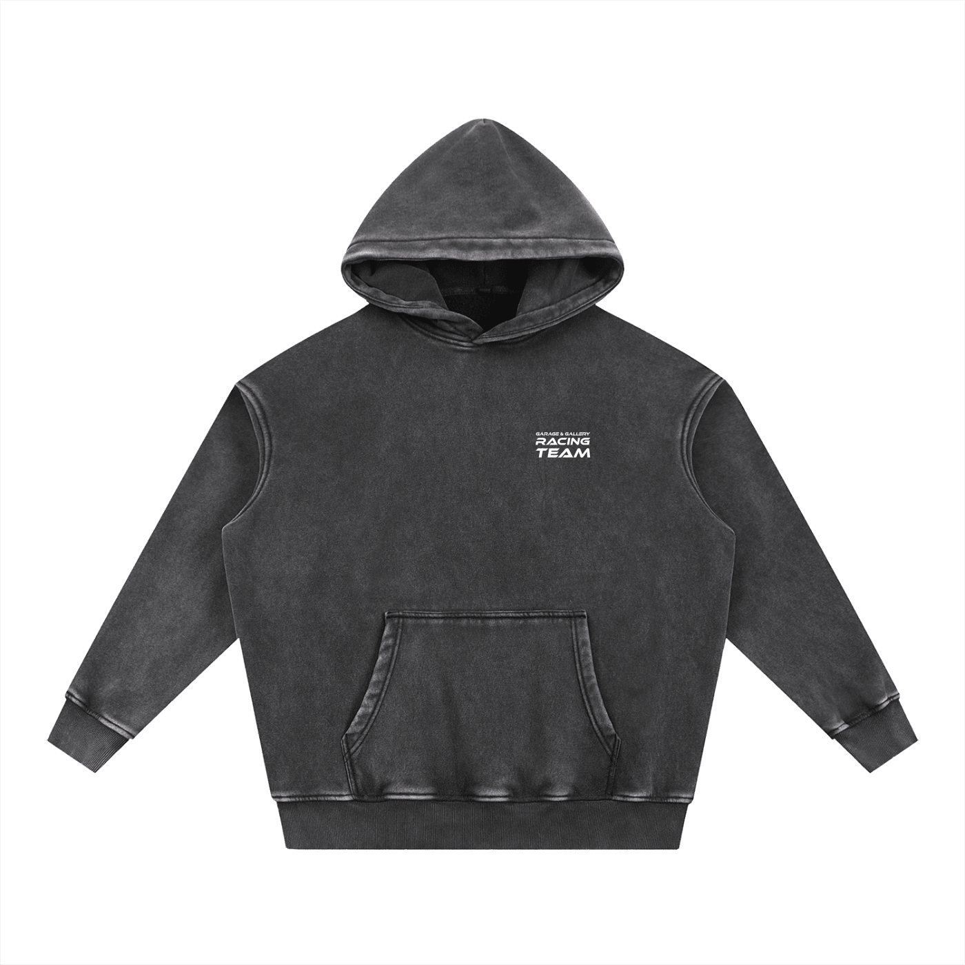 Racing Team Vintage Hoodie - Black - Garage & Gallery